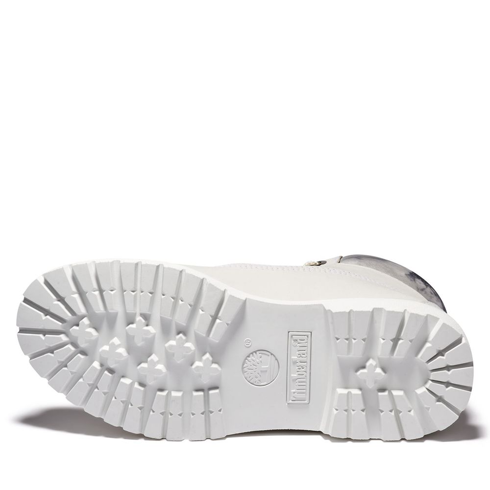 Botas Feminino - Timberland 6-Inch Premium Impermeavel - VGYUQ5624 - Branco